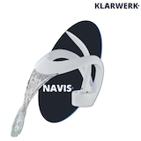 thumbnail of NAVIS | Design Waterval Kraan Badkamer Wit Badkamer Kraan | Elegante premium roestvrijstalen kraan voor spoelbakken | Hotelmengkraan 2 aansluitingen