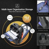 thumbnail of Sac À Dos Ordinateur En Cuir Grande Capacité Avec Ports USB Et Type-C YONIS