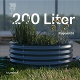 thumbnail of High Grow Half Circle Hochbeet 105 x 43 x 60cm Stahl-Wellblech einfacher Aufbau rost- und frostsicherAnthrazit