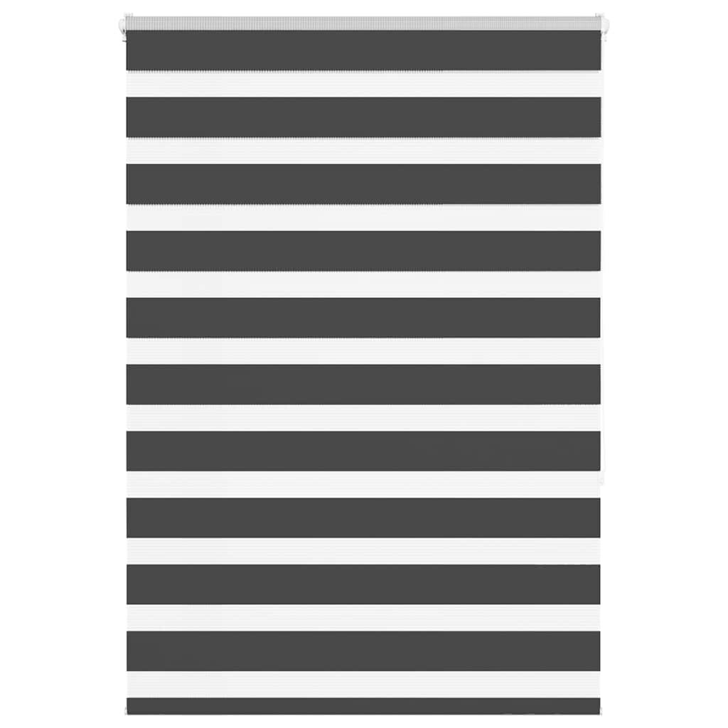 vidaXL Zebra rolgordijn 115x150 cm stofbreedte 110,9 cm zwart