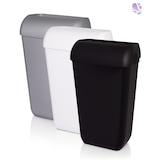 thumbnail of Abfallbehälter, Mülleimer, Blanc, ca. 25-Liter hängend, Wandmontage oder stehend, mit Deckel abnehmbar: Farbe - Schwarz