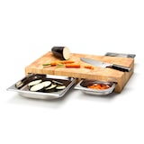 thumbnail of Arbeitsstation mit 3 GN Schubladen - Gummibaumholz - 50 x 32,5 x 8,5cm