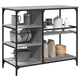 thumbnail of vidaXL Keukentrolley 100x45x89,5 cm bewerkt hout grijs sonoma eiken