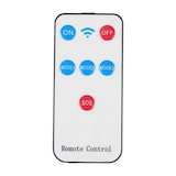 thumbnail of Lâmpada solar LED com sensor de movimento 72 LED-COB regulável com controlo remoto Luz solar Exterior jardim impermeável.