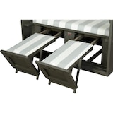 thumbnail of Strandkorb deVries Profi Ostsee Fehmarn - PE grau - Modell 989