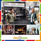 thumbnail of DayBays 200 Stk. Thermobecher Einweg 180ml Ø70mm braun-weiß Automatenbecher aus PS Automatengängig