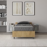 thumbnail of Cama indivudual sin somier 80x190 roble natural Nuamo