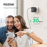 thumbnail of Ugreen 40747 Ladegerät für Mobilgeräte Universal Schwarz AC Schnellladung Drinnen