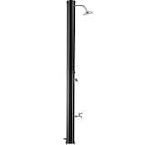 thumbnail of TECTAKE, ducha solar exterior multifuncional, cabezal ajustable 360°, mezclador monomando, 18x44.5x217 cm, negro/plata