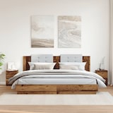 thumbnail of Tables de chevet 2 pcs vieux bois 30x30x40 cm bois d'ingénierie – Modèle Galant