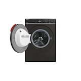 thumbnail of Sharp ES-MNFL814CMA-NL Voorlader wasmachine, 8 kg, 1400 toeren, 15 programma's, extra stoomfunctie, inverter motor, AquaStop, mat zwart