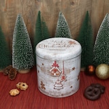 thumbnail of Gebäckdose Frohe Weihnachten H20,3cm aus Metall - 23466027
