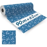 thumbnail of Rotolo di Carta Regalo Blu Rudolf 62cm x 90m – Carta da Regalo di Natale Riciclata