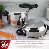 thumbnail of Magefesa DYNAMIC - Olla Express Rápida de 5L , Acero Inoxidable 18/10, 5 Sistemas de Seguridad, Fácil Uso, Todo tipo de cocinas, Inducción