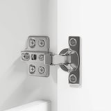 thumbnail of Helloshop26 - Armoire miroir moderne murale salle de bain 60 x 20 x 60 cm rangement pratique style contemporain en bois blanc 02_0054581