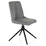 thumbnail of Bezoekersstoel / Eetkamerstoel TARVISO I Stof grijs hjh LIVING