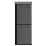 thumbnail of Abri de Jardin Extérieur 151x83xH200cm Gris Anthracite - Cabanon de jardin Plancher Rangement Outils & Mobilier de Jardin