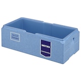thumbnail of METRO Professional Thermobox Maxi, EPP, 55 L, Toplader, mit Kühlakku-Deckel und Kunststoffeinlage, blau