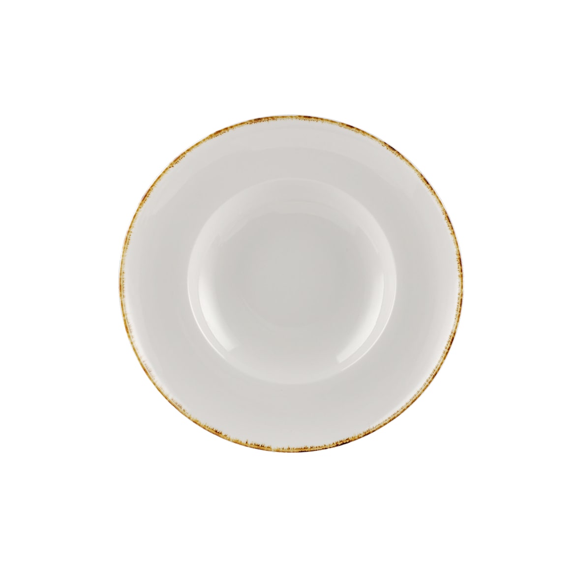 METRO Professional Plato para pasta Ateo, porcelana, Ø 27 cm, beige, 4 unidades
