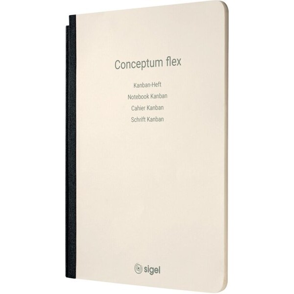 Notizheft Conceptum flex, Kanban klassische Spaltenaufteilung, Quer