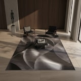 thumbnail of Teppich Waschbar Abstrakt Modern Strapazierfähig Esszimmer Flur Braun 140x200 cm OEKO-TEX Fußbodenheizung geeignet – INN von Kadima Design