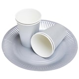 thumbnail of Pronappe 79311I 35x 10 runde Pappteller, 23 cm - Silber