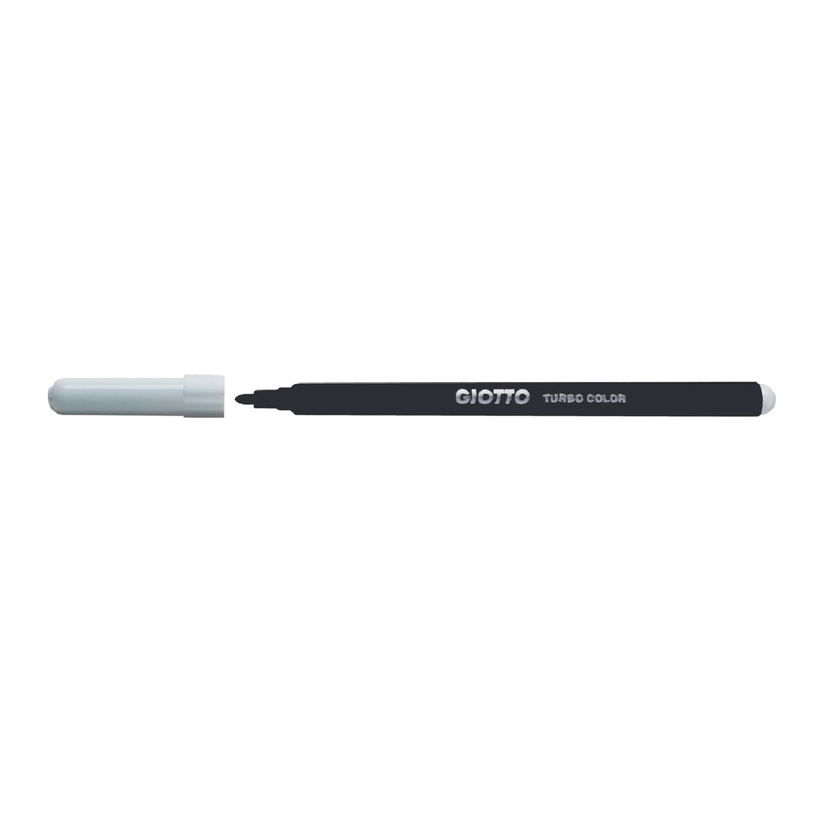 GIOTTO - Rotulador Turbo Color Lavable Con Punta Bloqueada Unicolor Negro