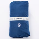 thumbnail of El Ganso - Sábana Bajera 200x200+30cm Solapa Azul Marino - 100% Algodón 180TC con Logo Bordado