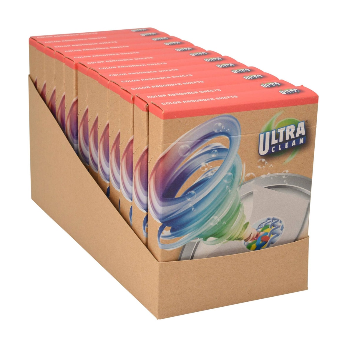 WellHome - Juego de 12 Hojas absorbentes en color de Poliéster no tejido 10x25cm