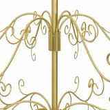 thumbnail of vidaXL Metall Weihnachtsbaum Gold 180 cm Pulverbeschichteter Stahl
