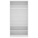 thumbnail of vidaXL Kleiderschrank Weiß 100×50×200 cm Holzwerkstoff