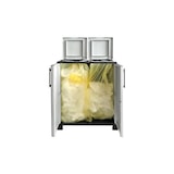 thumbnail of Cache Poubelles de tri Selectif 2 Sacs - Armoire Recyclage 68 x 37 x 90 cm Gris Clair 2 Portes 4 pieds ART PLAST