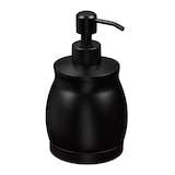 thumbnail of Relaxdays Seifenspender, 390 ml, Edelstahl, nachfüllbar, Seife, Duschgel, Badezimmer, Küche, Handseifenspender, schwarz