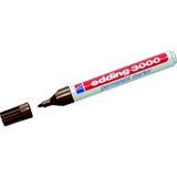 thumbnail of Permanentmarker edding 3000 dunkelbraun Packung mit 10 Stück