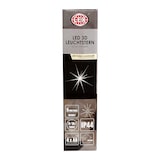 thumbnail of 3D LED Stern zum Hängen Weihnachtsbeleuchtung DIA 51cm Außen Batterie