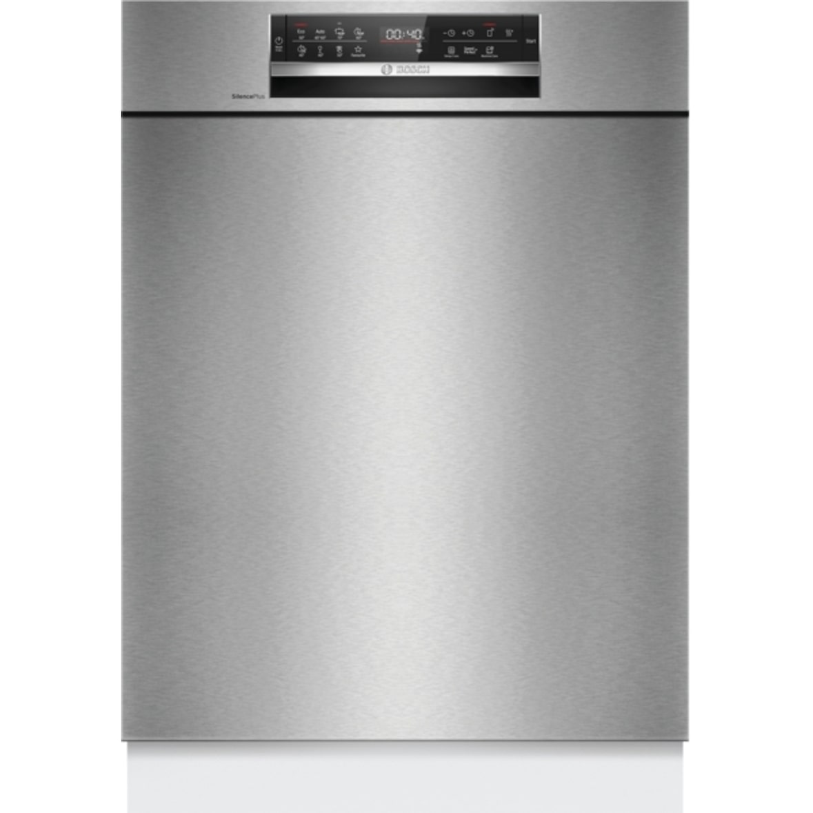 Bosch Serie 6 SMU6ECS12E Unterbau-Geschirrspüler, Höhe 81,5 cm, Breite 60 cm, Gebürsteter Stahl