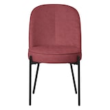 thumbnail of ML-Design Esszimmerstühle 4er-Set Rot – gepolsterte Stühle aus Polyester mit Metallbeinen, ergonomische Küchen- und Wohnzimmerstühle mit Rückenlehne