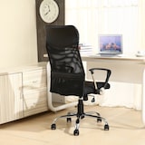 thumbnail of Sillón de Oficina Campus Respaldo Alto de Rejilla, Color Negro, Altura Ajustable