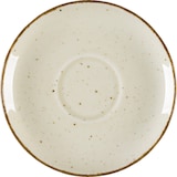 thumbnail of Untertasse, Serie Aida, cremefarben, braun gesprenkelt, Ø 145 mm