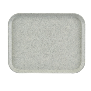 CAMBRO - VL1418-A20 - Plateau Versa Lite rebord élevé - Surface lisse - 35,5 x 45,7 cm - Fumé Moucheté