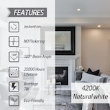 thumbnail of Jandei - 10 Bombillas LED GU10 de 7W equivalente a 50W, en blanco cálido 3000K