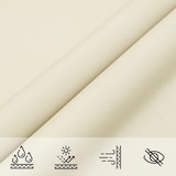 thumbnail of vidaXL Sonnensegel Oxford-Gewebe Rechteckig 4x5 m Cremeweiß