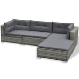 thumbnail of vidaXL 6-tlg. Garten-Lounge-Set mit Auflagen Poly Rattan Grau