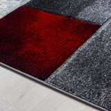 thumbnail of Teppich Flur Kariert Pflegeleicht Waschbar Strapazierfähig Wohnzimmer Schlafzimmer Rot 160x230 cm – MONZA von Kadima Design