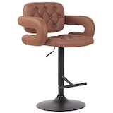 thumbnail of Barhocker Dublin Kunstleder cognac/schwarz