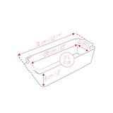 thumbnail of PEUGEOT Keramik Kastenform APPOLIA 31cm Blau Backform Spülmaschinenfest