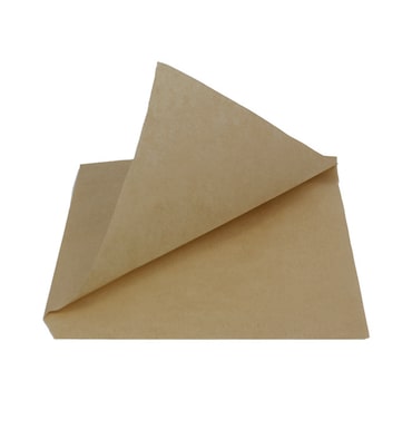 MONOUSO - Bolsa Papel Antigrasa Abierta 2L Kraft 15x15cm (250 Uds)