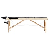 thumbnail of Helloshop26 - Klappbare Massageliege 3-teilig schwarzes und beiges Holz 02_0001832