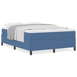 thumbnail of vidaXL Bedframe 140x200 cm ribfluweel blauw