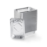 thumbnail of Metro Professional Vaschetta rettangolare alluminio R48G 2 porzioni silver - (1 cf x 100 pz)